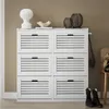 SoBuy FSR145-W Armoire à chaussures avec 6 abattants Voir les images du produit 3