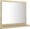 vidaXL Specchio da bagno rovere Sonoma 40x10,5x37 cm Anteprima dell’immagine prodotto 1
