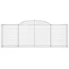 vidaXL Gabionen mit Hochbogen 7 Stk. 300x50x100/120cm Produktbild-Vorschau 4