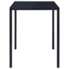 A black table with four legs on a white background. Produktbild-Vorschau