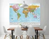 Weltkarte XXL Poster Flaggen 2023 - MAPS IN MINUTESÙ 140 x Produktbild-Vorschau 2
