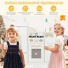 Kuchnia dla dzieci COSTWAY z lodówką, drewniana kuchnia do Podgląd zdjęcia produktu 9