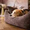 4L Textil MOLLY Kuscheliges Cord Hundebett mittelgroße Produktbild-Vorschau 7
