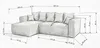 Ecksofa mit Schlaf- und naufbewahrungsfunktion, Modell RIO Produktbild-Vorschau 4