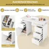 Tavolo per manicure COSTWAY con aspirazione elettrica della Anteprima dell’immagine prodotto 4