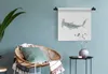 MuchoWow® Wandteppich Wandbehang Hai - Fisch - Grau - Produktbild-Vorschau 4