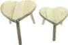 Blumenhocker "Recycelt" in Herz Form, aus recyceltem Holz, Produktbild-Vorschau 3