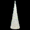 vidaXL Sapin de Noël Pop-Up Artificiel 150 LED Blanc 180 cm Voir les images du produit 1
