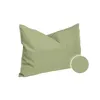Kissenbezug 2er Set hellgrün 40x60 cm Struktur Leinenoptik Produktbild-Vorschau 2