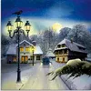 ARTland Glasbild Winterzeit Größe: 30x30 cm Produktbild-Vorschau 1
