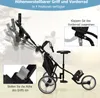 Golfový vozík COSTWAY 3 kolieska, skladací, golfový vozík s Náhľad obrázku produktu 4