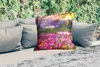 MuchoWow® Outdoor Kissen - Gemälde - Ölfarbe - Blumen - Produktbild-Vorschau 2