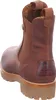 A brown leather Chelsea boot is shown from the back and side. Produktbild-Vorschau