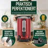 TRESKO® kocioł do grzanego wina czerwony 6,8 l / 1500 W ze Podgląd zdjęcia produktu 6