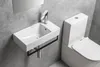 Sapho Nuali - Lavabo 50x25 cm, con sfioratore, foro per Anteprima dell’immagine prodotto 2