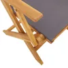 3-tlg. Bistro-Set Anthrazit Stoff und Massivholz Produktbild-Vorschau 11