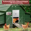 Jopassy 7,8W Automatická dvířka pro kuřata, 30*30cm dvířka Náhled obrázku produktu 5