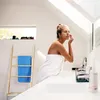 Relaxdays Handtuchhalter Bambus, Handtuchständer mit Produktbild-Vorschau 5
