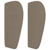 Kopfteil mit Ohren Taupe 203x23x78/88 cm Stoff Produktbild-Vorschau 4