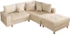 Elegante Wohnlandschaft KENT 220cm champagner beige Samt Produktbild-Vorschau 13
