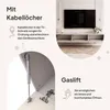 IDOHOME-Geriffeltes TV-Lowboard SELIA 200 cm mit goldener Produktbild-Vorschau 9