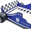 vidaXL Lit d'enfant au design de voiture de course 90 x 200 Voir les images du produit 5