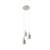 Lindby Hängelampe Ovelia, beige, 3-flammig, Metall, E27 Produktbild-Vorschau 1
