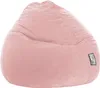 A pink beanbag chair is shown against a white background. Produktbild-Vorschau