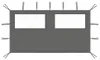vidaXL Pavillon-Seitenwand mit Fenstern 4x2 m Anthrazit Produktbild-Vorschau 4