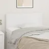 vidaXL Čelo postele biele 80x5x78/88 cm Imitácia kože Náhľad obrázku produktu 2
