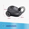 MPM MOD-52 Beutelstaubsauger 850W HEPA Filter Produktbild-Vorschau 6