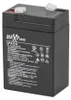 A black gel battery with white text and symbols on its side, set against a white background. Náhľad obrázku produktu