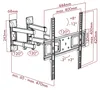 Support mural pour téléviseur, orientable et inclinable, Voir les images du produit 7