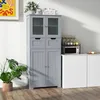 Skříňka s dvířky, volně stojící, se 4 dvířky, 2 zásuvkami a Náhled obrázku produktu 1