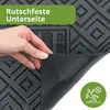 Fußmatte - Für Innen und Außen - 45x75 cm - Grau - Gummi - Produktbild-Vorschau 5