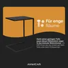 Anwicar Beistelltisch Sofatisch Laptoptisch Weiß 60x40x33 Produktbild-Vorschau 5
