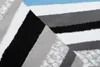 Tapiso Läufer MAYA Modern Grau Blau Wohnzimmer  100 x 440 Produktbild-Vorschau 3