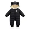 Baby Winter Overall mit Kapuze, Strampler Schneeanzug Produktbild-Vorschau 1