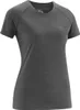 Dunkelgraues T-Shirt für Damen von Edelrid; Modell Esperanza; mit kurzen Ärmeln und Raglan-Schnitt. Produktbild-Vorschau