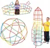 Konstruktionsspielzeug Set – 3D Strohhalme und Röhrchen – Produktbild-Vorschau 5