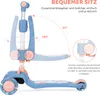 BremToy Kinderroller mit Sitz, Tretroller mit LED Rädern, Produktbild-Vorschau 4