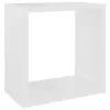 vidaXL Étagères cubes 2 pcs. Blanc 26x15x26 cm Voir les images du produit 15
