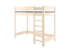 Hochbett 140x70 Kinderbett mit Rausfallschutz & Lattenrost Produktbild-Vorschau 1