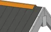 Hřebenáč rovný PRECIT pro trapézový plech 1000 mm 9005 Náhled obrázku produktu 2