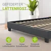 Juskys Polsterbett Paris 140 x 200 cm Kunstleder mit LED, Produktbild-Vorschau 6