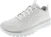 Skechers Graceful - Get Connected - Weiß / Silber Polyester Produktbild-Vorschau 52