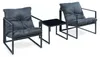 Loungeset 'Karg' 3-tlg. outdoor Couchtisch mit 2 Sesseln Produktbild-Vorschau 3