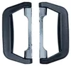 Koffergriff im 2er Set von HMF mit den Maßen 14 x 7 cm in Schwarz Produktbild-Vorschau