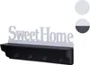 Wandgarderobe MCW-D41 Sweet Home, Garderobe Regal, 4 Haken Produktbild-Vorschau 5