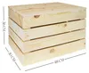 Holztruhe Natur mit Deckel  48 x 36 x 27cm Produktbild-Vorschau 4